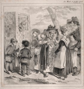 Látod kedvesem! a rendőrség az, aki megjátssza ezeket a bábukat, hogy elterelje..., 1840.
