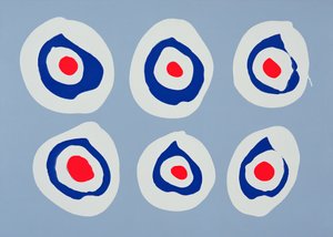 Revolver, 1998 (akril, vászon)