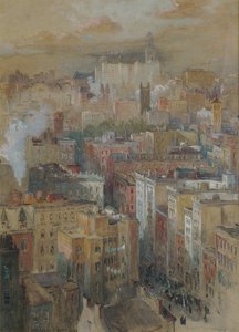 Kilátás New York városára, 1910 körül