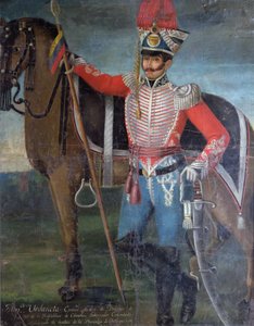 Francisco Urdaneta, a dragonyosok ezredese, 1822 alkotó: Colombian School