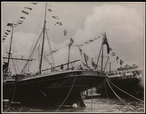 S.S. "Umbria" a dokknál, 1897 körül (f/w fotó)