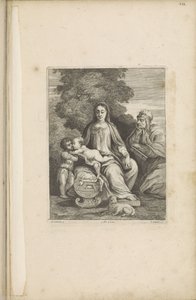 Mária a gyermek Krisztussal, a fiatal Keresztelő János és Szent Erzsébet alkotó: Conrad Lauwers