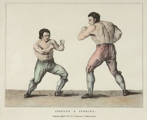 Johnson & Perrin (színes metszet) alkotó: Conrad Martin (after) Metz