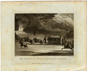 Oroszország császárnéja országszerte utazik, 1784