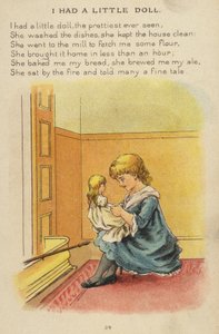 Mondóka: Volt egy kis babám (chromolitho)