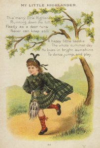 Mondóka: My Little Highlander (chromolitho) alkotó: Constance Haslewood