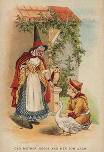 Mondóka: Old Mother Goose and Her Son Jack (chromolitho)