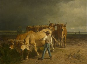 Ökörszántás, 1860
