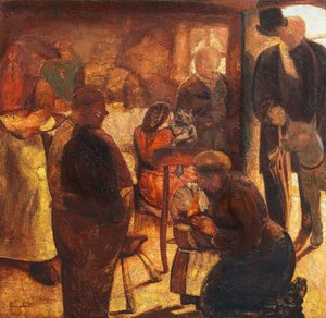 Az idegen, Constant Permeke (1886-1952), olaj, vászon