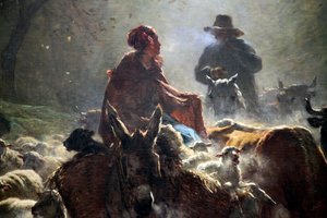 „Indulás a piacra, őszi reggel”, 1859