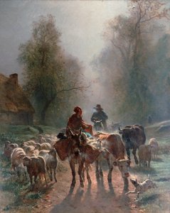 Útban a piac felé”, 1859.