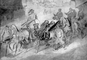 Török tisztek, 1930 alkotó: Constantin Guys