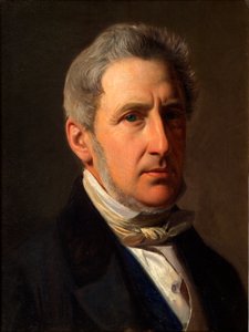 Dán: Portræt af godsejer Alfred Hage (1803-1872) Alfred Hage földesúr portréja (1803-1872) alkotó: Constantin Hansen
