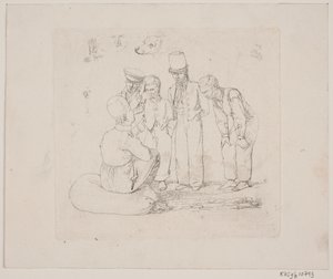 Egy orosz tengerész Toldbodenben alkotó: Constantin Hansen