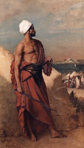 Arab őrszem alkotó: Constantin Meunier