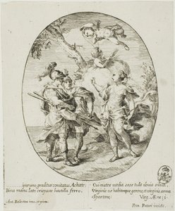 Aeneas, Venus és Achates alkotó: Conte Pietro Antonio Rotari