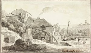 Ford Mill (tinta és akvarell papíron)