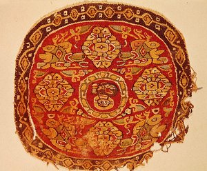 Kopt Krisztus-ábrázolás, Kr.u. 8-10. század (gyapjú)