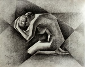 Gyászoló geometriai alakzat alkotó: Corné Akkers