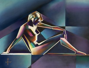 Elgondolkodó, geometrikus nő alkotó: Corné Akkers