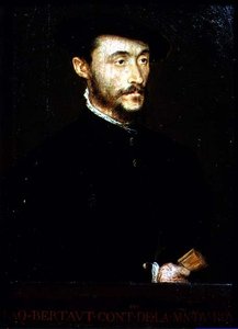 Jacques Bertaut portréja (olaj, panel) alkotó: Corneille de Lyon