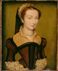 Louise de Halluin, dame de Cipierre portréja, 1555 körül (olaj, panel)