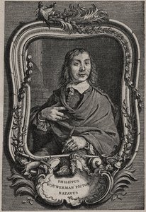 Philips Wouwerman vagy Philippus Wouwermans portréja 1619-1668 holland festő – Nicolas-Gabriel Dupuis metszet Cornelis Visscher nyomán alkotó: Cornelis (after) Visscher
