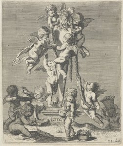 Talaj Terra (cím az objektumon) A négy elem (sorozat címe) alkotó: Cornelis A. Hellemans