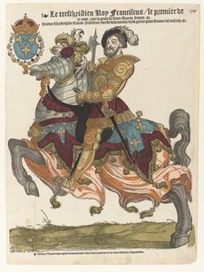 I. Frans portréja lóháton alkotó: Cornelis Anthonisz. (manner of)