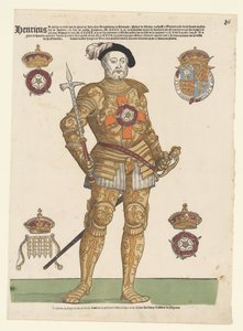 Henrik angol portréja alkotó: Cornelis Anthonisz. (manner of)