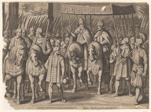 V. Károly császári koronázása Bolognában, 1530 V. Károly diadalai (sorozat címe)