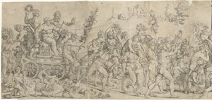 Triomf van Bacchus alkotó: Cornelis Bos