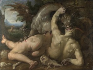 Kadmusz két követője, akit felfalt egy sárkány, 1588