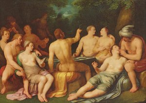 A világ korrupciója az özönvíz előtt, 1619 alkotó: Cornelis Cornelisz van Haarlem