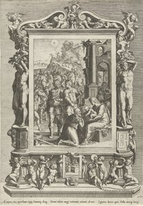 A királyok imádása alkotó: Cornelis Cort