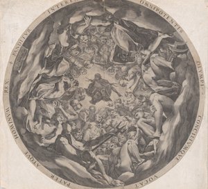 Az istenek gyülekezete az Olimposz hegyén, 1565.