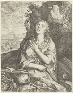 Írta: boetvaardige Maria Magdalena alkotó: Cornelis Cort