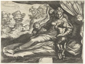 Szerelem (Caritas) alkotó: Cornelis Cort