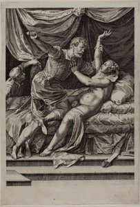 Tarquin és Lucretia alkotó: Cornelis Cort