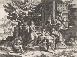 A Pásztorok imádása, 1569. alkotó: Cornelis Cort