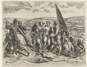 Háború és béke allegóriája alkotó: Cornelis Dircksz. Boissens