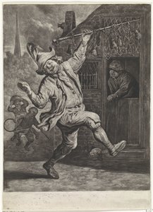 A tyúkszemvágó, kb. 1700 alkotó: Cornelis Dusart