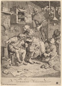 A Vidám Cipész alkotó: Cornelis Dusart