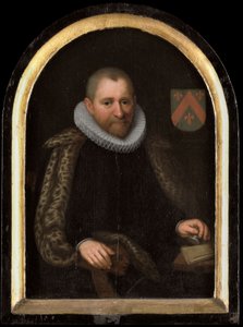 Gerrit Willemsz van Schoterbosch portréja, 1620 körül (olaj, panel) alkotó: Cornelis Engelsz