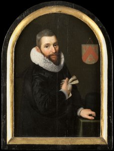 Johan Gerritsz van Schoterbosch portréja, 1620 körül (olaj, tábla) alkotó: Cornelis Engelsz