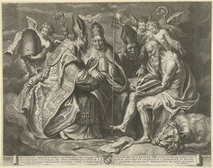 A négy egyházatya alkotó: Cornelis Galle (I)