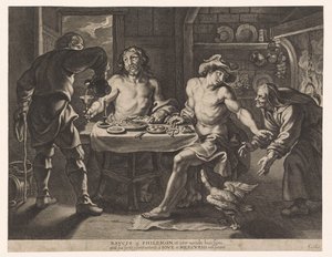 Jupiter és Merkúr Philemon és Baucis házában