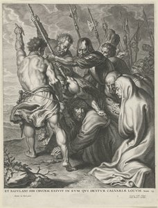 A kereszt hordozása alkotó: Cornelis Galle (I)
