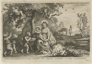 Mária gyermekével és Keresztelő Jánossal alkotó: Cornelis Galle (II)