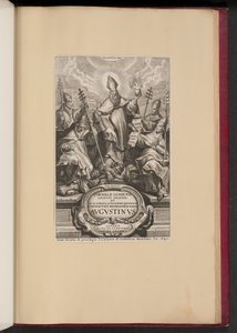 Címlap Cornelii Jansenii ... Avgvstinvs alkotó: Cornelis Galle I after Sir Peter Paul Rubens